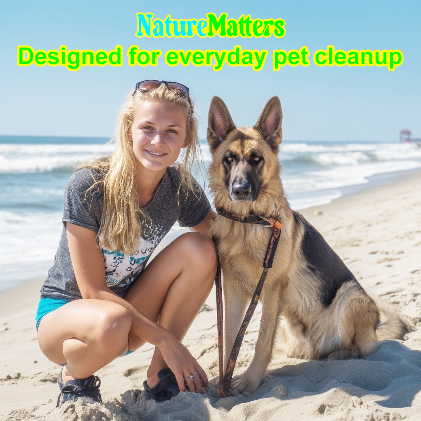 NatureMatters Certified Compostable Pet Waste Bags – 270 Count