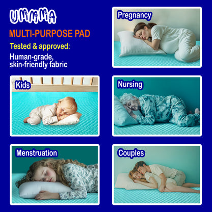UMMMA Multipurpose Protection Pad – Teal, 82" × 102"