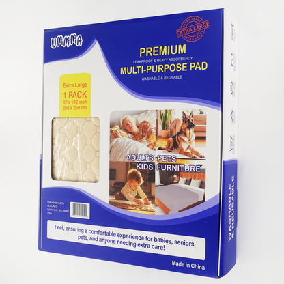 UMMMA Multipurpose Protection Pad – Beige, 82" × 102"
