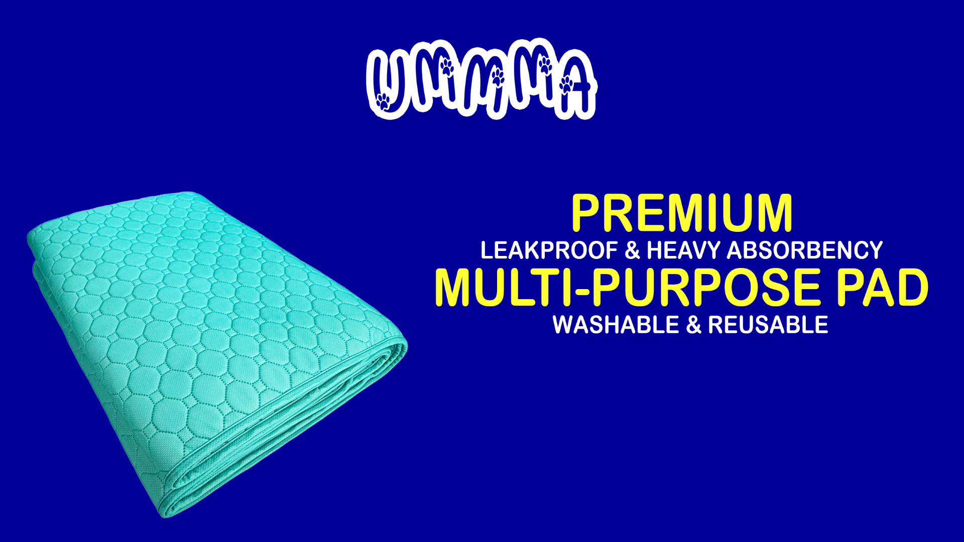 UMMMA Multipurpose Protection Pads, Teal – Extra Large (82" x 102")